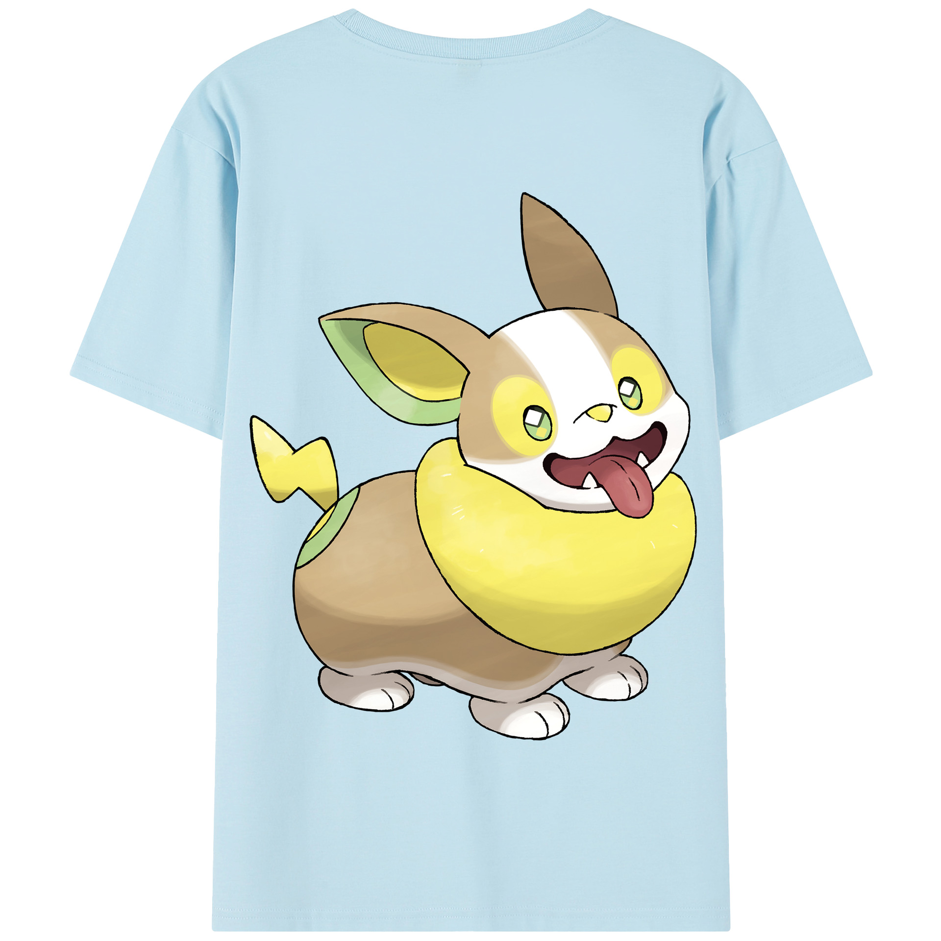（画像用） ポケットモンスター Pokémon 綿100％半袖Tシャツ（背面プリント）